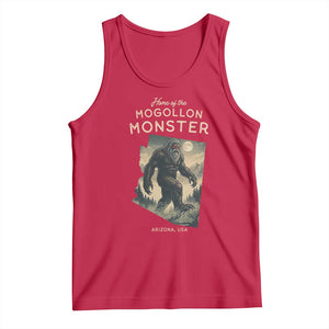 Arizona Cryptid Lover Tank Top Home Of The Mogollon Monster TS12 Red Print Your Wear