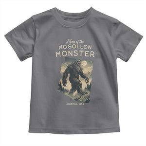 Arizona Cryptid Lover Toddler T Shirt Home Of The Mogollon Monster TS12 Charcoal Print Your Wear