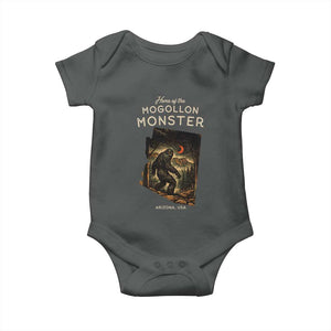 Mogollon Monster Arizona Baby Onesie Home Of The Cryptid Lover TS12 Dark Heather Print Your Wear