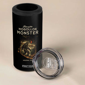 Mogollon Monster Arizona 4 in 1 Can Cooler Tumbler Home Of The Cryptid Lover TS12 Print Your Wear