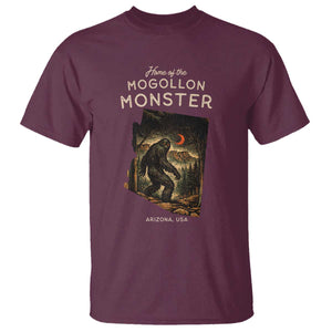 Mogollon Monster Arizona T Shirt Home Of The Cryptid Lover TS12 Maroon Print Your Wear