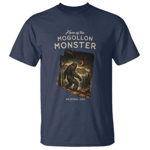 Mogollon Monster Arizona T Shirt Home Of The Cryptid Lover TS12 Navy Print Your Wear