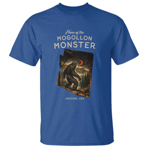 Mogollon Monster Arizona T Shirt Home Of The Cryptid Lover TS12 Royal Blue Print Your Wear