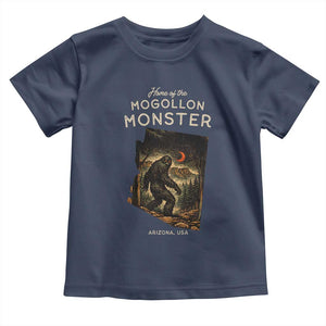 Mogollon Monster Arizona Toddler T Shirt Home Of The Cryptid Lover TS12 Navy Print Your Wear