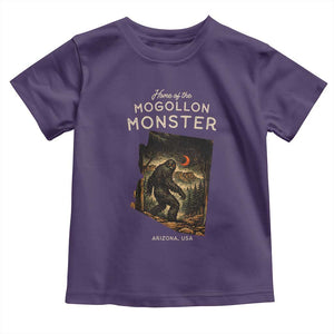 Mogollon Monster Arizona Toddler T Shirt Home Of The Cryptid Lover TS12 Purple Print Your Wear