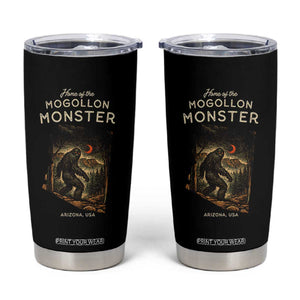 Mogollon Monster Arizona Tumbler Cup Home Of The Cryptid Lover TS12 Black Print Your Wear