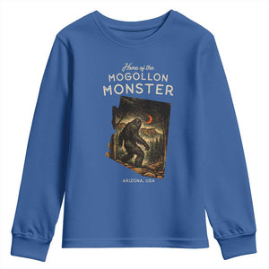 Mogollon Monster Arizona Youth Sweatshirt Home Of The Cryptid Lover TS12 Royal Blue Print Your Wear