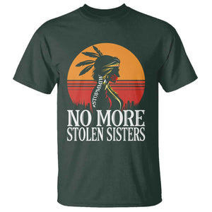 MMIW Awareness T Shirt No More Stolen Sisters Native American Gift TS12 Dark Forest Green Print Your Wear