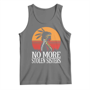 MMIW Awareness Tank Top No More Stolen Sisters Native American Gift TS12 Black Heather Print Your Wear