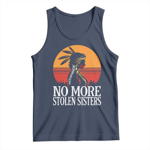 MMIW Awareness Tank Top No More Stolen Sisters Native American Gift TS12 Navy Print Your Wear