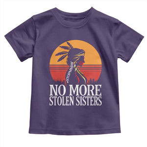MMIW Awareness Toddler T Shirt No More Stolen Sisters Native American Gift TS12 Purple Print Your Wear