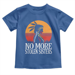 MMIW Awareness Toddler T Shirt No More Stolen Sisters Native American Gift TS12 Royal Blue Print Your Wear