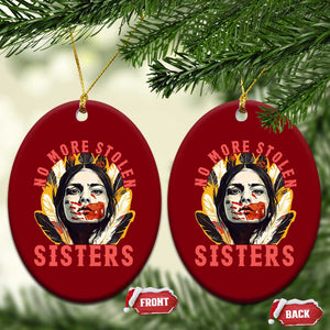 Native American Awareness Gift Ceramic Ornament No More Stolen Sisters MMIW Support TS12 Print Your Wear