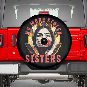 Native American Awareness Gift Spare Tire Cover No More Stolen Sisters MMIW Support TS12 Black Print Your Wear