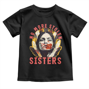 Native American Awareness Gift Toddler T Shirt No More Stolen Sisters MMIW Support TS12 Black Print Your Wear
