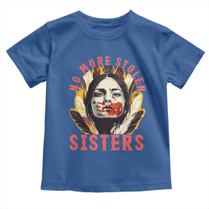 Native American Awareness Gift Toddler T Shirt No More Stolen Sisters MMIW Support TS12 Royal Blue Print Your Wear