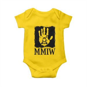 Stop MMIW Baby Onesie Voices For Stolen Sisters Red Handprint Graphic TS12 Daisy Print Your Wear