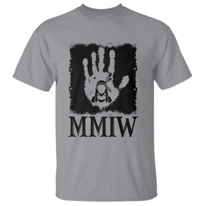 Stop MMIW T Shirt Voices For Stolen Sisters Red Handprint Graphic TS12 Sport Gray Print Your Wear