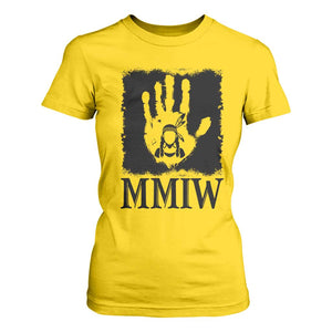 Stop MMIW T Shirt For Women Voices For Stolen Sisters Red Handprint Graphic TS12 Daisy Print Your Wear