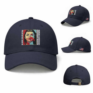 MMIW Awareness Support Baseball Cap Voices For Stolen Sisters Native American TS12 Baseball Cap Universal Fit Navy Print Your Wear