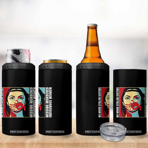 MMIW Awareness Support 4 in 1 Can Cooler Tumbler Voices For Stolen Sisters Native American TS12 Print Your Wear