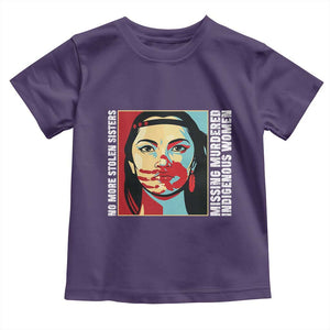 MMIW Awareness Support Toddler T Shirt Voices For Stolen Sisters Native American TS12 Purple Print Your Wear