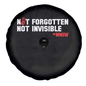 MMIW Awareness Spare Tire Cover Not Forgotten Not Invisible Indigenous Women TS12 Print Your Wear