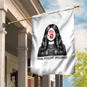 MMIW Strong Resilient Indigenous Garden Flag Stand With Native Women Support TS12 Print Your Wear