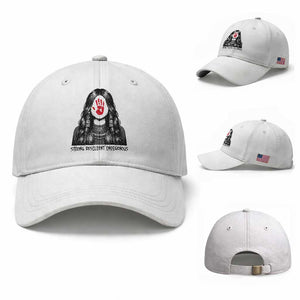 MMIW Strong Resilient Indigenous Baseball Cap Stand With Native Women Support TS12 Baseball Cap Universal Fit White Print Your Wear