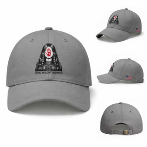 MMIW Strong Resilient Indigenous Baseball Cap Stand With Native Women Support TS12 Baseball Cap Universal Fit Sport Gray Print Your Wear