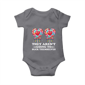 Funny Adult Humor Baby Onesie They Arent Going To Suck Themselves TS12 Charcoal Print Your Wear