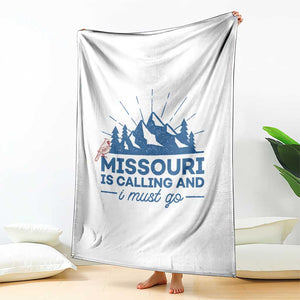 Missouri Traveling Lover Throw Blanket Missouri Is Calling And I Must Go TS12 Print Your Wear