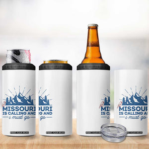 Missouri Traveling Lover 4 in 1 Can Cooler Tumbler Missouri Is Calling And I Must Go TS12 Print Your Wear