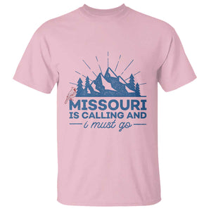 Missouri Traveling Lover T Shirt Missouri Is Calling And I Must Go TS12 Light Pink Print Your Wear