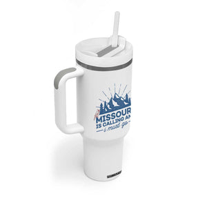 Missouri Traveling Lover Tumbler With Handle Missouri Is Calling And I Must Go TS12 Print Your Wear