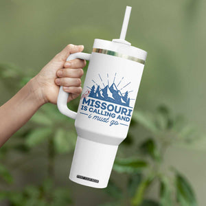 Missouri Traveling Lover Tumbler With Handle Missouri Is Calling And I Must Go TS12 Print Your Wear
