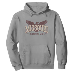 Vintage Missouri Eagle Hoodie Missouri The Show Me State Retro Distressed TS12 Sport Gray Print Your Wear