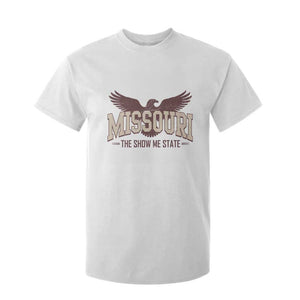 Vintage Missouri Eagle T Shirt For Kid Missouri The Show Me State Retro Distressed TS12 White Print Your Wear