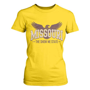 Vintage Missouri Eagle T Shirt For Women Missouri The Show Me State Retro Distressed TS12 Daisy Print Your Wear