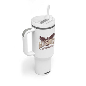 Vintage Missouri Eagle Tumbler With Handle Missouri The Show Me State Retro Distressed TS12 Print Your Wear