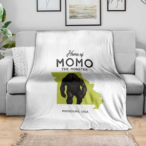 Louisiana Missouri Cryptid Lover Throw Blanket Home Of Momo The Monster TS12 Print Your Wear