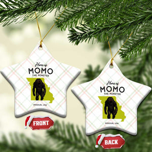 Louisiana Missouri Cryptid Lover Ceramic Ornament Home Of Momo The Monster TS12 Print Your Wear