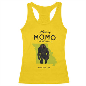 Louisiana Missouri Cryptid Lover Racerback Tank Top Home Of Momo The Monster TS12 Daisy Print Your Wear