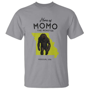 Louisiana Missouri Cryptid Lover T Shirt Home Of Momo The Monster TS12 Sport Gray Print Your Wear