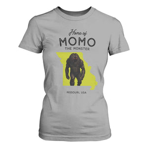 Louisiana Missouri Cryptid Lover T Shirt For Women Home Of Momo The Monster TS12 Sport Gray Print Your Wear