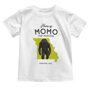 Louisiana Missouri Cryptid Lover Toddler T Shirt Home Of Momo The Monster TS12 White Print Your Wear