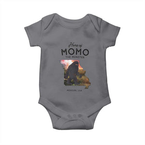 Momo The Monster Folklore Baby Onesie Louisiana Missouri Cryptid Lover Gift TS12 Charcoal Print Your Wear