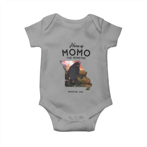 Momo The Monster Folklore Baby Onesie Louisiana Missouri Cryptid Lover Gift TS12 Sport Gray Print Your Wear