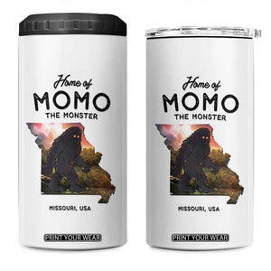 Momo The Monster Folklore 4 in 1 Can Cooler Tumbler Louisiana Missouri Cryptid Lover Gift TS12 One Size: 16 oz White Print Your Wear