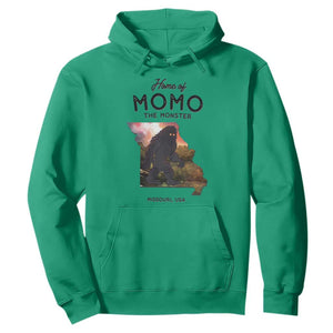 Momo The Monster Folklore Hoodie Louisiana Missouri Cryptid Lover Gift TS12 Irish Green Print Your Wear